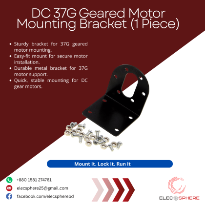 Bracket (DC 37G Geared Motor Mounting ) – 1 Piece