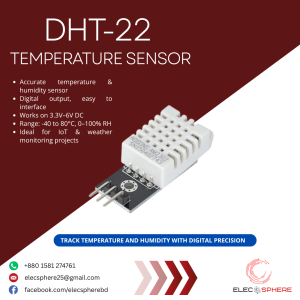 DHT-22 Temperature and Humidity Sensor