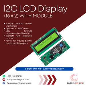I2C LCD Display Module 16x2