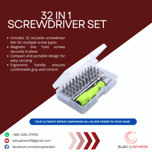 32-in-1 Precision Screwdriver Set – Multi-Purpose Repair Tool Kit